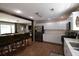Bright kitchen features white cabinets, stainless steel appliances, and an eat-in bar at 816 Savage Rd, Charleston, SC 29414