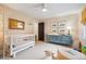 Bright, sunny Bedroom is furnished with a crib, changing table, and playful decor at 847 Condon Dr, James Island, SC 29412
