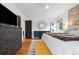 This main bedroom has hardwood floors, a ceiling fan, and closet at 847 Condon Dr, James Island, SC 29412