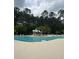 Large community pool with lounge chairs and covered picnic area, ideal for summer enjoyment at 9032 Maple Grove Dr, Summerville, SC 29485