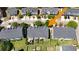 Aerial view of townhomes with manicured lawns, and a well-maintained community at 9042 Parlor Dr, Ladson, SC 29456