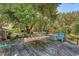 Spacious backyard featuring a wooden deck, perfect for outdoor living and entertaining at 1012 Cliffwood Dr, Mount Pleasant, SC 29464