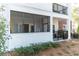 View of the screened in porch and adjacent open porch on this condo, offering a nice outdoor living space at 1025 Riverland Woods Pl # 906, Charleston, SC 29412