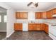 Bright kitchen featuring oak cabinets, stone countertops, and stainless appliances at 119 Carolina Wren Ave, Ladson, SC 29456