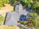 Areal view of roofline and surrounding property's trees, patio, and driveway at 1128 Melvin Bennett Rd, Mount Pleasant, SC 29464