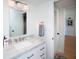 Bathroom featuring a marble vanity and sink at 14 Lockwood Dr # 2D, Charleston, SC 29401