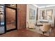 Lobby sitting area with decorative mirrors at 14 Lockwood Dr # 2D, Charleston, SC 29401
