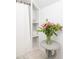 This is an attractive bathroom featuring a vase of flowers and built-in storage at 1516 Village Sq, Mount Pleasant, SC 29464