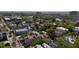 High aerial view of residential neighborhood with trees and skyline in the distance at 152 Coming St St, Charleston, SC 29403