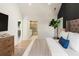 Comfortable bedroom with ensuite bathroom access and decorative furnishings at 193 Corn Planters St, Charleston, SC 29492