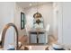 Cozy dining room featuring a farmhouse-style table, modern lighting, and neutral decor at 193 Corn Planters St, Charleston, SC 29492