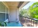 Outdoor balcony providing private outdoor space and serene views of lush greenery at 2011 N Highway 17 # 1400T, Mount Pleasant, SC 29466