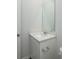 A well-lit powder room has a white sink with a mirror at 202 W Bradford Pointe Drive Dr, Summerville, SC 29483