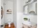 Stylish bathroom with modern fixtures, floating shelves, and sleek design at 22 Frogmore Rd, Mount Pleasant, SC 29464