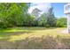 Lush backyard featuring mature trees and green grass providing a private outdoor retreat at 281 Hawthorne St, Mount Pleasant, SC 29464