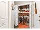 A laundry closet features a pair of newer washing machines at 302 Summerset Ln, Summerville, SC 29483