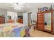 The main bedroom features a spacious layout, wood floors and closet at 302 Summerset Ln, Summerville, SC 29483