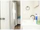 Bathroom with sink and view into an adjacent bedroom at 407 Tammie Ave, Goose Creek, SC 29445