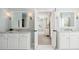 Bathroom with double vanity, sleek mirrors, and modern fixtures at 4082 Blackmoor St, Mount Pleasant, SC 29466
