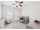 Bright bedroom with gray carpet and airplane decor at 4082 Blackmoor St, Mount Pleasant, SC 29466