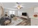 Cozy living space with comfortable seating, stylish decor, and an entertainment center at 415 Parkdale Dr # 2B, Charleston, SC 29414