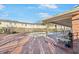 Inviting community pool with a red brick deck and ample lounge space for relaxation and enjoyment under the sun at 415 Parkdale Dr # 2B, Charleston, SC 29414