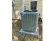 The AC unit is a Daikin model and sits on a concrete slab at 5226 Fernland Way, North Charleston, SC 29420