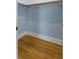 Walk in closet with hardwood floors, ready for storage at 5569 Frisco Ln, Johns Island, SC 29455