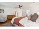 Bright and airy main bedroom with hardwood floors and neutral decor at 595 Crowned Kinglet Retreat, Charleston, SC 29412