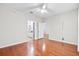 Spacious bedroom boasts hardwood floors, natural light, and an en-suite bathroom with modern fixtures at 60 Fenwick Hall Allee # 321, Johns Island, SC 29455