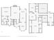 Detailed floor plan of a spacious home with four bedrooms, multiple bathrooms, and a fireplace at 715 Majestic Oak Dr, Charleston, SC 29412