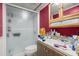Bathroom features stand up shower, sink, and vanity at 1019 Levi Lake Rd, Johns Island, SC 29455