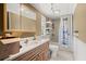 Bathroom features sink, vanity, toilet, bathtub, and shower at 1019 Levi Lake Rd, Johns Island, SC 29455
