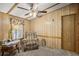 Cozy room with a plaid armchair, and natural light at 1019 Levi Lake Rd, Johns Island, SC 29455