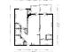 Detailed floor plan showcasing the layout and dimensions of the home's interior spaces at 1025 Riverland Woods Pl # 1008, Charleston, SC 29412