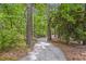 A quiet nature trail with a bench surrounded by trees and lush greenery for relaxing walks at 1025 Riverland Woods Pl # 1008, Charleston, SC 29412
