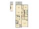 Detailed floor plan showcasing open-concept living, four bedrooms, and a two-car garage at 1033 Sagegrass St, Summerville, SC 29485