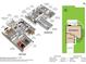 Three dimensional floorplan showcasing home layout with furniture placement, showing the first and second floor at 1034 Sterling Ln, Summerville, SC 29483