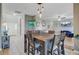 Open concept dining area with stylish lighting and access to other living spaces, perfect for modern living at 1034 Sterling Ln, Summerville, SC 29483