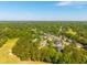 Beautiful aerial view of a residential neighborhood with lush green landscaping and community pool at 105 Birkbeck Ct, Goose Creek, SC 29445