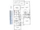 Detailed floor plan showcasing the layout of the home with multiple bedrooms, kitchen, and living spaces at 108 Bluff Isle Ct, Summerville, SC 29486