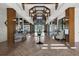 Stately lobby with soaring ceilings, grand beams, and designer touches at 108 Bluff Isle Ct, Summerville, SC 29486