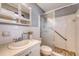 Updated bathroom featuring a glass enclosed shower at 110 Jackson Rd, Ladson, SC 29456