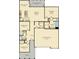 Spacious floor plan featuring three bedrooms, three-car garage, great room and screened porch at 1124 Darling St, Summerville, SC 29485
