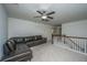 Spacious bonus room with soft carpeting and lots of room to relax with Gathering and friends at 1146 Moss Grove Dr, Moncks Corner, SC 29461