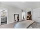 Light bright bedroom featuring an ensuite bathroom, closet, and modern decor at 116 Backhurst Dr, Summerville, SC 29486
