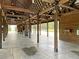 Spacious wooden pavilion showcases overhead lighting and a concrete floor at 116 Backhurst Dr, Summerville, SC 29486