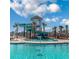 Gathering friendly community pool with water slide, a lazy river, and fountains, promising hours of enjoyment at 116 Backhurst Dr, Summerville, SC 29486
