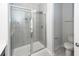 Bathroom featuring a glass shower and tiled floor at 119 Summer Tanager Dr, Ravenel, SC 29470