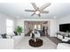 Cozy living room with recessed lighting, plush furniture, and an open floor plan at 119 Summer Tanager Dr, Ravenel, SC 29470